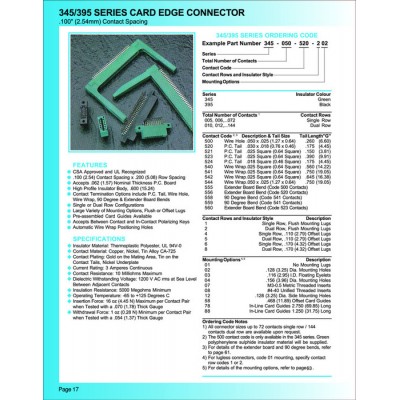 EDAC395-010-520-202卡緣連接器 2.5