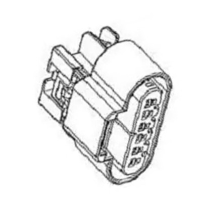 德爾福Delphi汽車連接器15326830黑