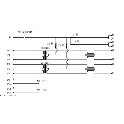 興伸展RJ45插座/網(wǎng)絡(luò)濾波器/連接器1