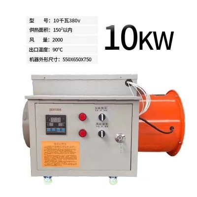 豬場用50KW 電暖風(fēng)機(jī)取暖以及使用